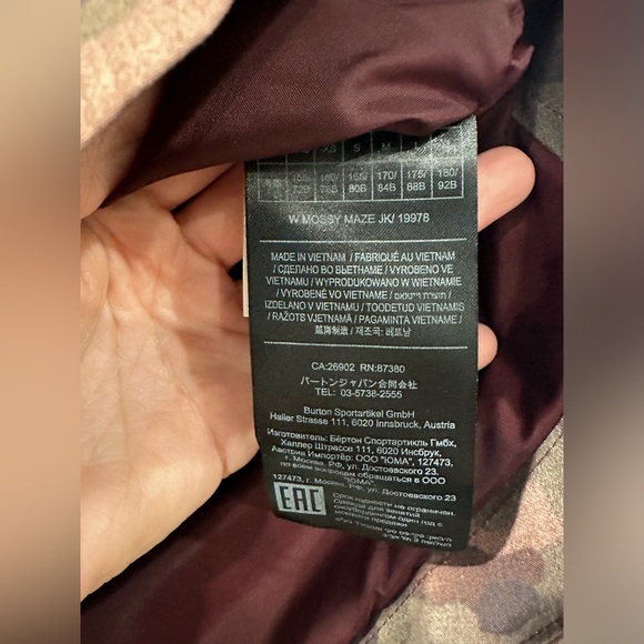 Burton Mossy Maze Jacket - Picture 7 of 7